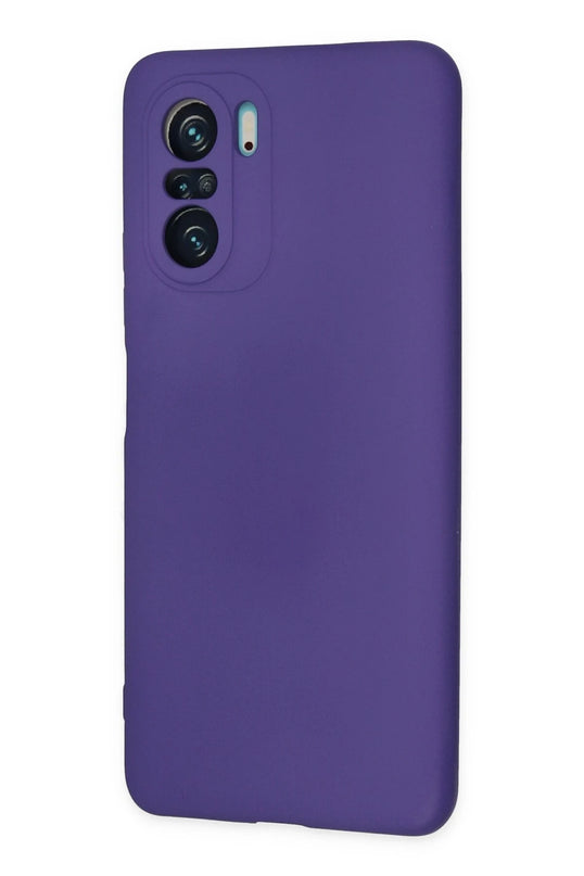 Xiaomi Poco F3 Nano içi Kadife Silikon Kılıf - Mor 3