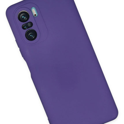 Xiaomi Poco F3 Nano içi Kadife Silikon Kılıf - Mor 2
