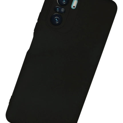 Xiaomi Poco F3 Nano içi Kadife Silikon Kılıf - Siyah 2