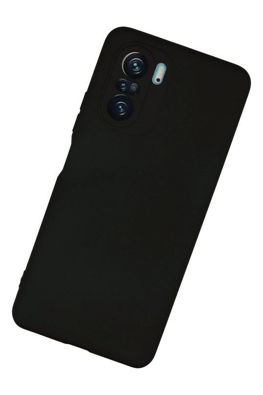 Xiaomi Poco F3 Nano içi Kadife Silikon Kılıf - Siyah 2