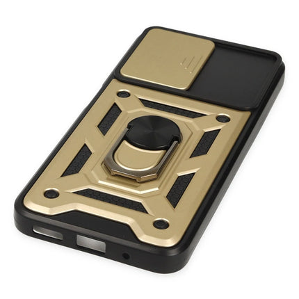 Xiaomi Poco M5 Pars Lens Yüzüklü Silikon Kılıf - Gold 5