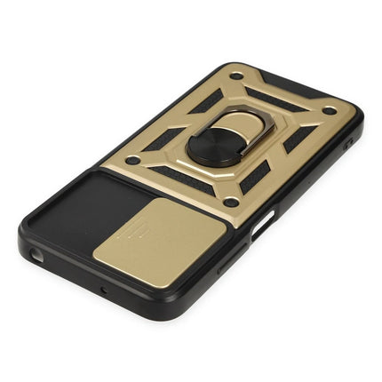 Xiaomi Poco M5 Pars Lens Yüzüklü Silikon Kılıf - Gold 4