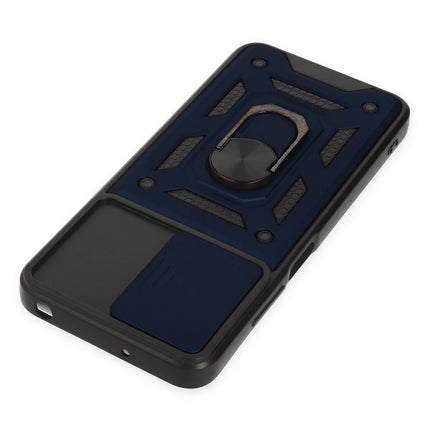 Xiaomi Poco M5 Pars Lens Yüzüklü Silikon Kılıf - Lacivert 4