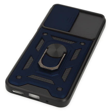 Xiaomi Poco M5 Pars Lens Yüzüklü Silikon Kılıf - Lacivert 5