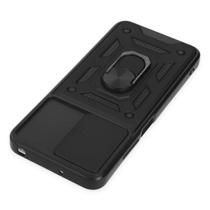 Xiaomi Poco M5 Pars Lens Yüzüklü Silikon Kılıf - Siyah 4