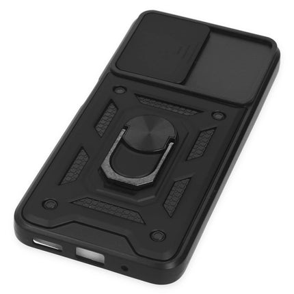 Xiaomi Poco M5 Pars Lens Yüzüklü Silikon Kılıf - Siyah 5