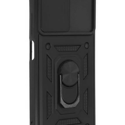 Xiaomi Poco M5 Pars Lens Yüzüklü Silikon Kılıf - Siyah 2