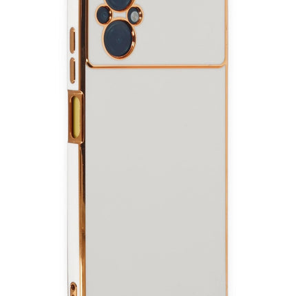 Xiaomi Poco M5 Volet Silikon Kılıf - Beyaz