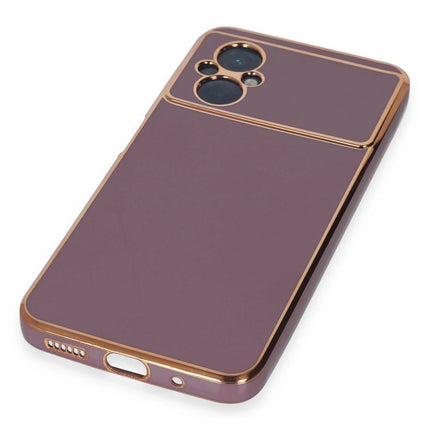Xiaomi Poco M5 Volet Silikon Kılıf - Mor 5