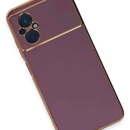 Xiaomi Poco M5 Volet Silikon Kılıf - Mor 3