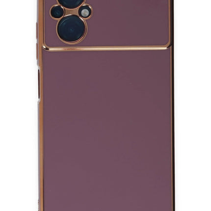 Xiaomi Poco M5 Volet Silikon Kılıf - Mor 2