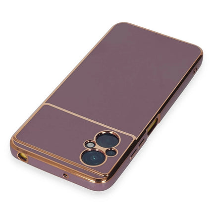 Xiaomi Poco M5 Volet Silikon Kılıf - Mor 4