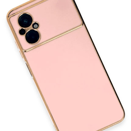 Xiaomi Poco M5 Volet Silikon Kılıf - Pembe 3