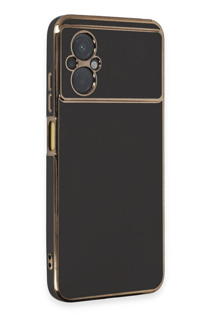 Xiaomi Poco M5 Volet Silikon Kılıf - Siyah