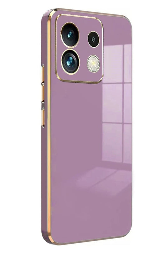 Xiaomi Poco M6 Pro 4G Volet Silikon Kılıf - Mor