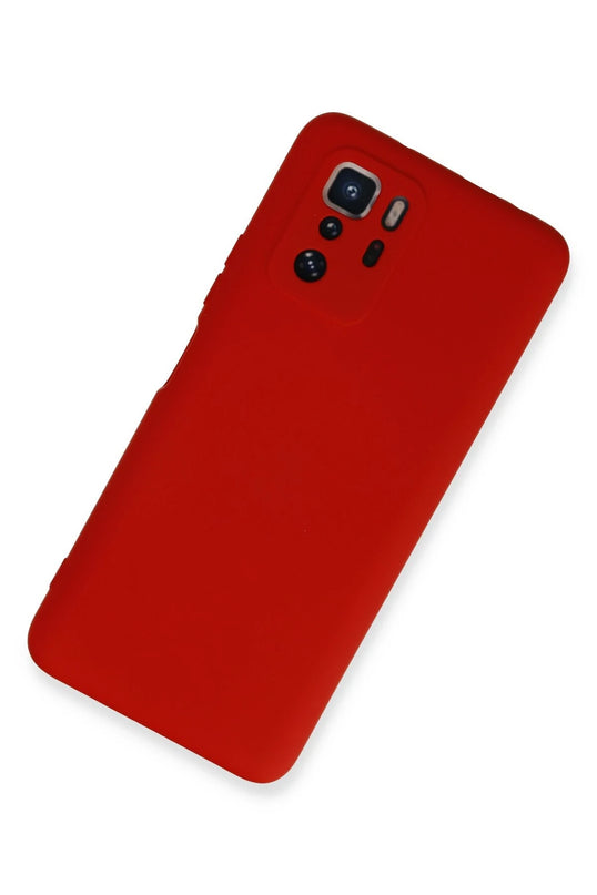 Xiaomi Poco X3 GT Nano içi Kadife Silikon Kılıf - Kırmızı 2