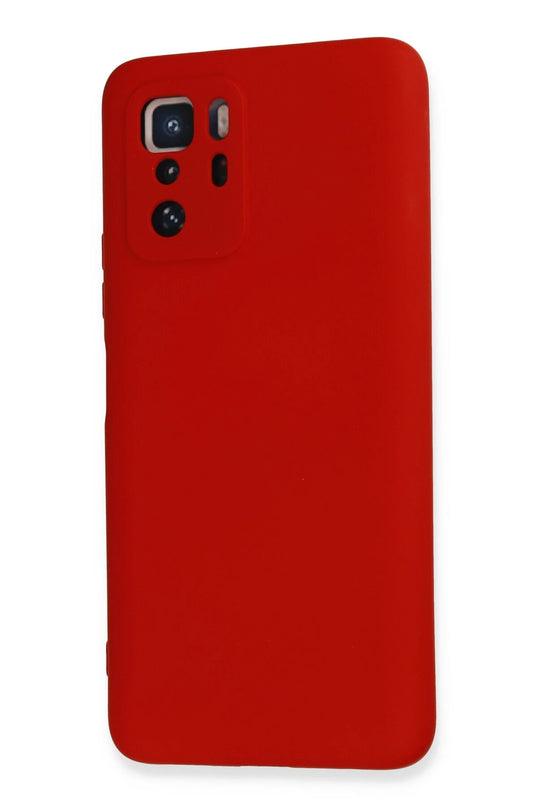 Xiaomi Poco X3 GT Nano içi Kadife Silikon Kılıf - Kırmızı 3