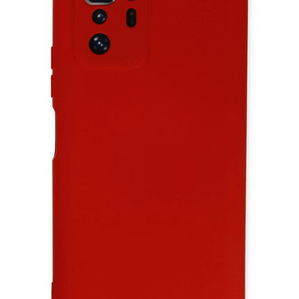 Xiaomi Poco X3 GT Nano içi Kadife Silikon Kılıf - Kırmızı