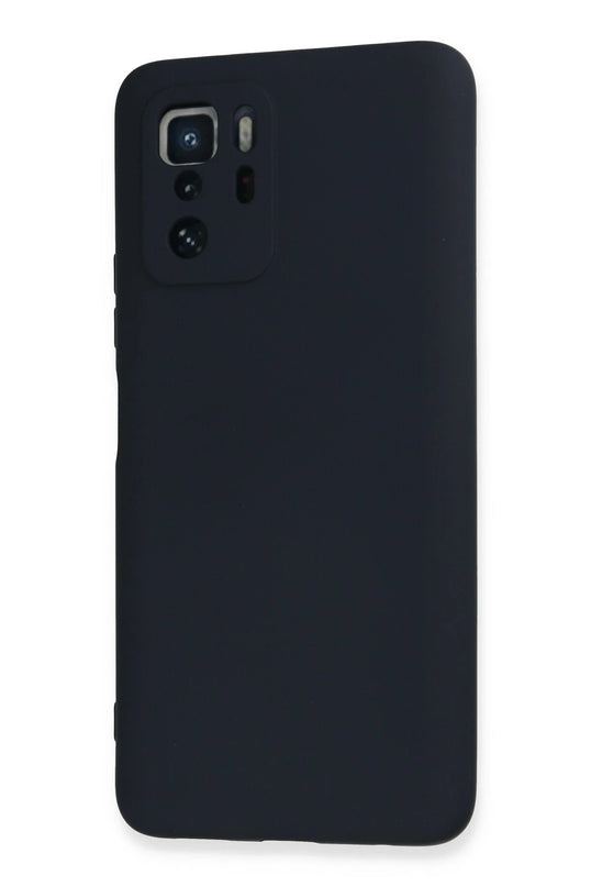 Xiaomi Poco X3 GT Nano içi Kadife Silikon Kılıf - Lacivert 3