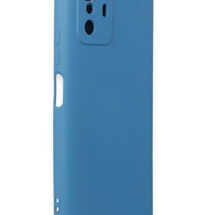 Xiaomi Poco X3 GT Nano içi Kadife Silikon Kılıf - Mavi 2