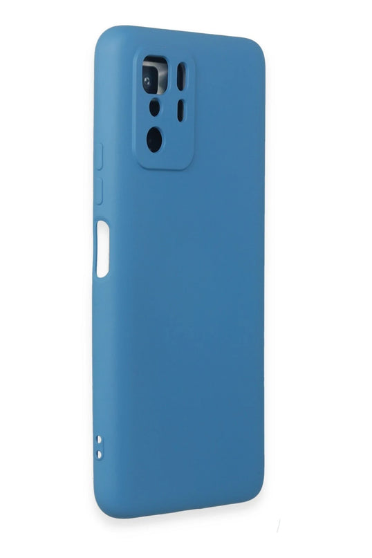 Xiaomi Poco X3 GT Nano içi Kadife Silikon Kılıf - Mavi 2