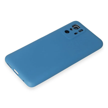 Xiaomi Poco X3 GT Nano içi Kadife Silikon Kılıf - Mavi 4