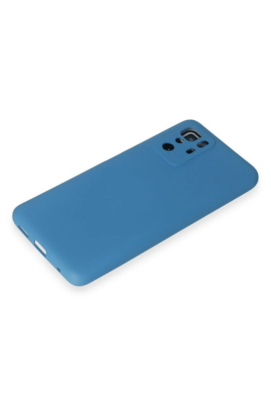 Xiaomi Poco X3 GT Nano içi Kadife Silikon Kılıf - Mavi 4