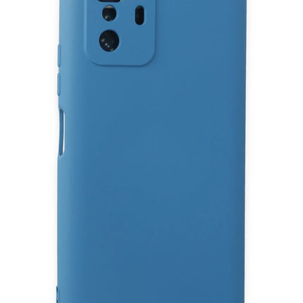 Xiaomi Poco X3 GT Nano içi Kadife Silikon Kılıf - Mavi