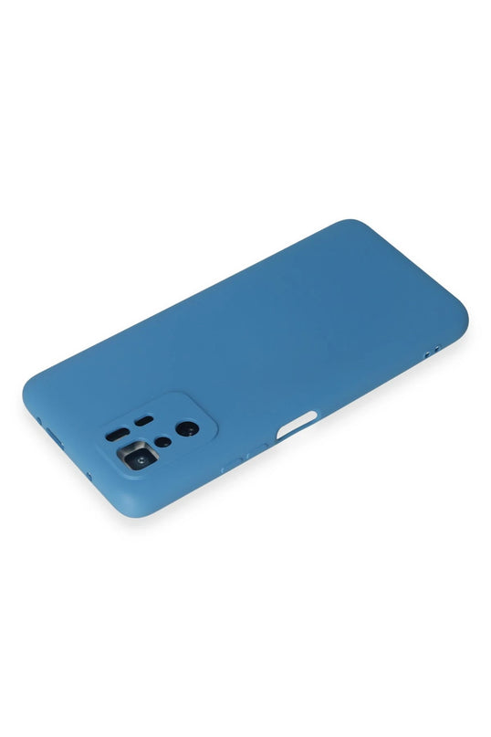 Xiaomi Poco X3 GT Nano içi Kadife Silikon Kılıf - Mavi 3