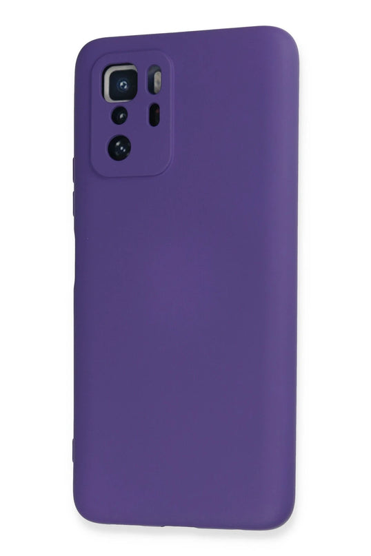 Xiaomi Poco X3 GT Nano içi Kadife Silikon Kılıf - Mor 3