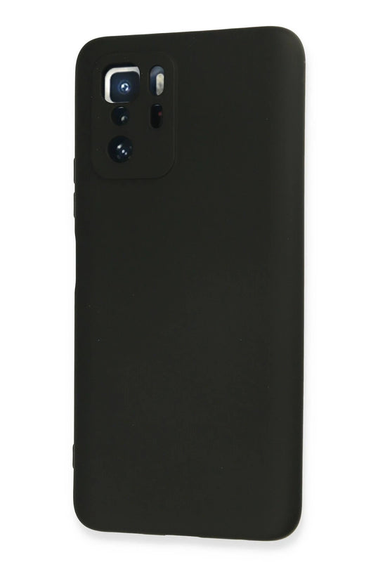 Xiaomi Poco X3 GT Nano içi Kadife Silikon Kılıf - Siyah 3
