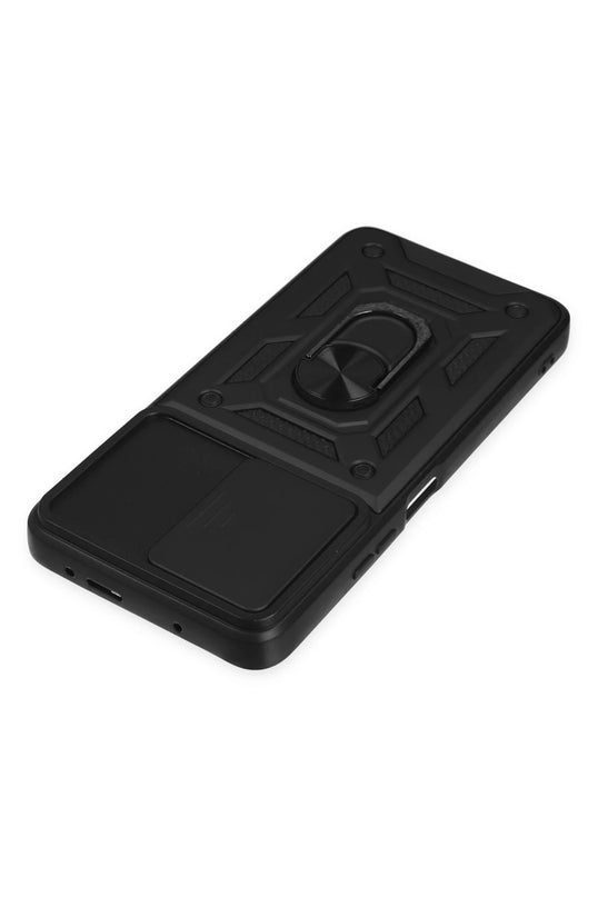 Xiaomi Poco X3 GT Pars Lens Yüzüklü Silikon Kılıf - Siyah 4