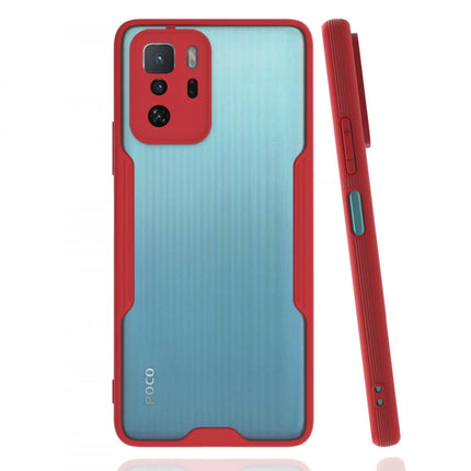 Xiaomi Poco X3 GT Platin Silikon Kılıf - Kırmızı