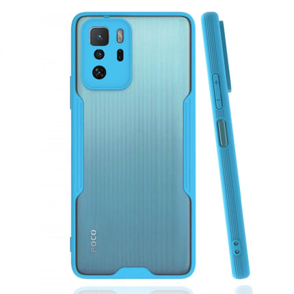 Xiaomi Poco X3 GT Platin Silikon Kılıf - Mavi