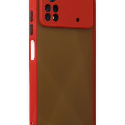 Xiaomi Poco X4 Pro 5G Montreal Silikon Kapak Kılıf - Kırmızı 2