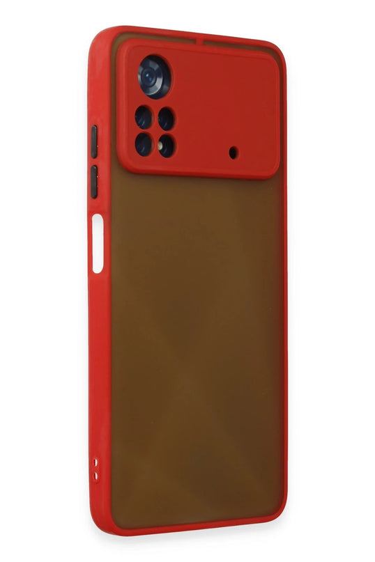 Xiaomi Poco X4 Pro 5G Montreal Silikon Kapak Kılıf - Kırmızı 2