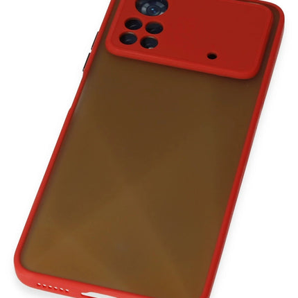 Xiaomi Poco X4 Pro 5G Montreal Silikon Kapak Kılıf - Kırmızı 4