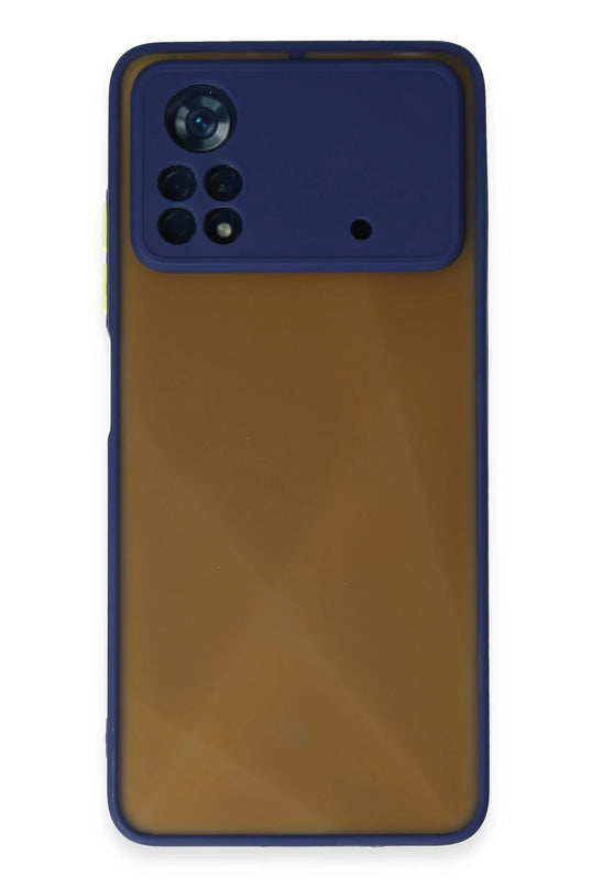 Xiaomi Poco X4 Pro 5G Montreal Silikon Kapak Kılıf - Lacivert