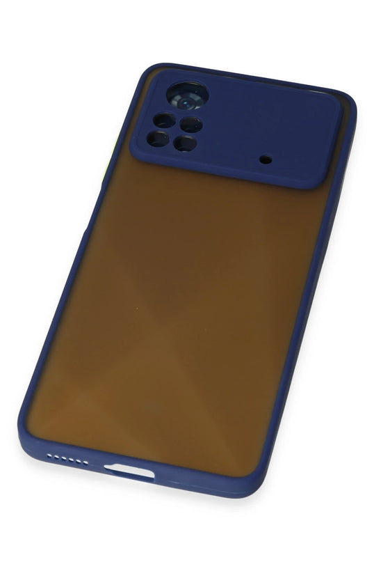 Xiaomi Poco X4 Pro 5G Montreal Silikon Kapak Kılıf - Lacivert 4