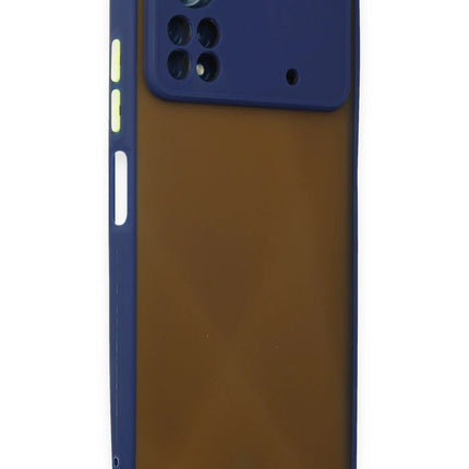 Xiaomi Poco X4 Pro 5G Montreal Silikon Kapak Kılıf - Lacivert 2