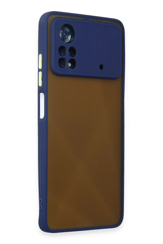 Xiaomi Poco X4 Pro 5G Montreal Silikon Kapak Kılıf - Lacivert 2
