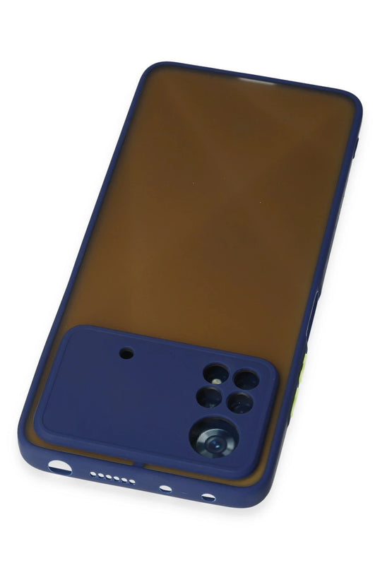 Xiaomi Poco X4 Pro 5G Montreal Silikon Kapak Kılıf - Lacivert 3