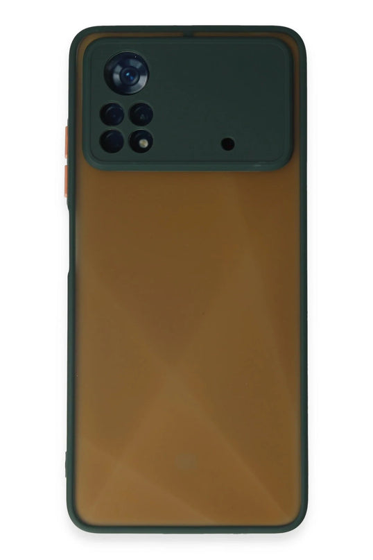 Xiaomi Poco X4 Pro 5G Montreal Silikon Kapak Kılıf - Yeşil
