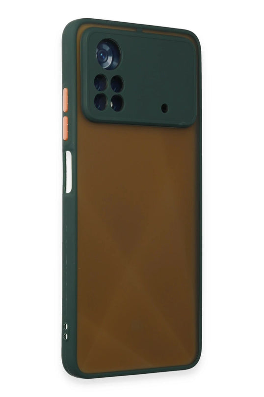 Xiaomi Poco X4 Pro 5G Montreal Silikon Kapak Kılıf - Yeşil 2