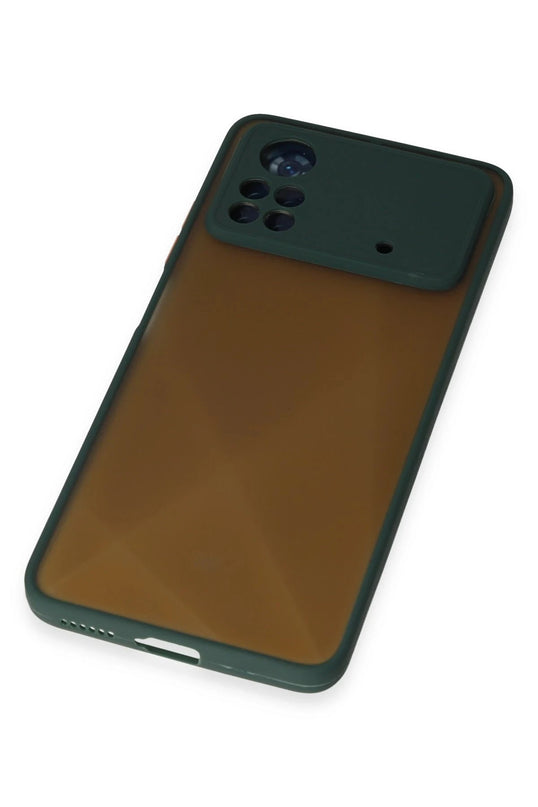 Xiaomi Poco X4 Pro 5G Montreal Silikon Kapak Kılıf - Yeşil 4