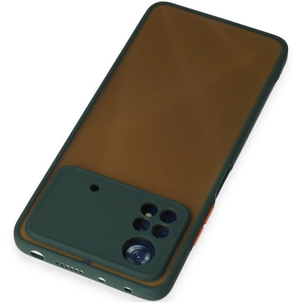 Xiaomi Poco X4 Pro 5G Montreal Silikon Kapak Kılıf - Yeşil 3
