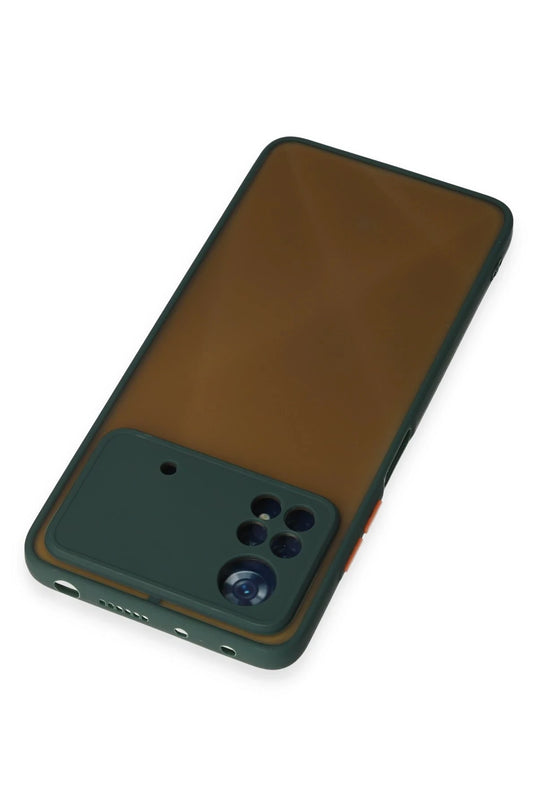 Xiaomi Poco X4 Pro 5G Montreal Silikon Kapak Kılıf - Yeşil 3