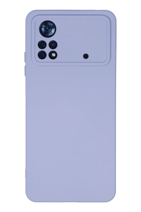 Xiaomi Poco X4 Pro 5G Nano içi Kadife Silikon Kılıf - Lila