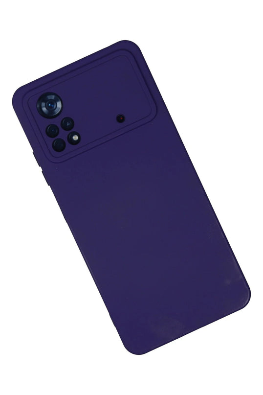 Xiaomi Poco X4 Pro 5G Nano içi Kadife Silikon Kılıf - Mor 2