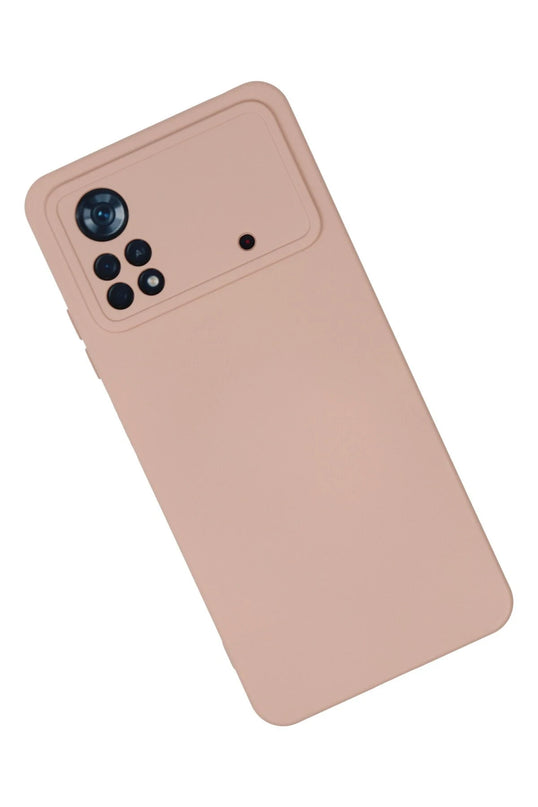 Xiaomi Poco X4 Pro 5G Nano içi Kadife Silikon Kılıf - Pudra 2